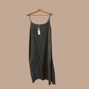 Eileen Fisher Linen Full Length Cami Dress